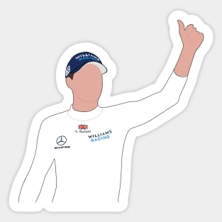 George Russell, Silverstone 2021 Sticker